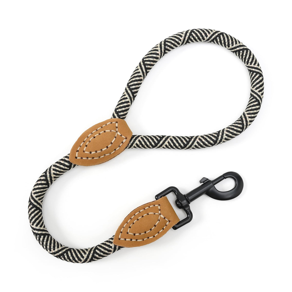 Mile High Life Dog Leash with Genuine Leather-Wrapped Ends, 4/5/6FT