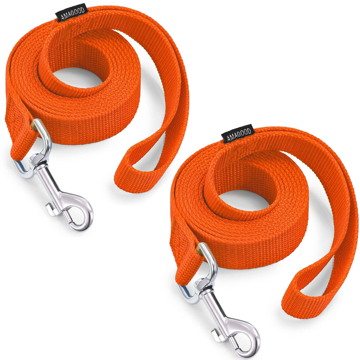 6 FT Puppy/Dog Leashes, Strong Traditional Style Leash with Easy to Use Collar Hook,Dog Lead Great for Small(Red,5/8" x 6 Feet) (Red)