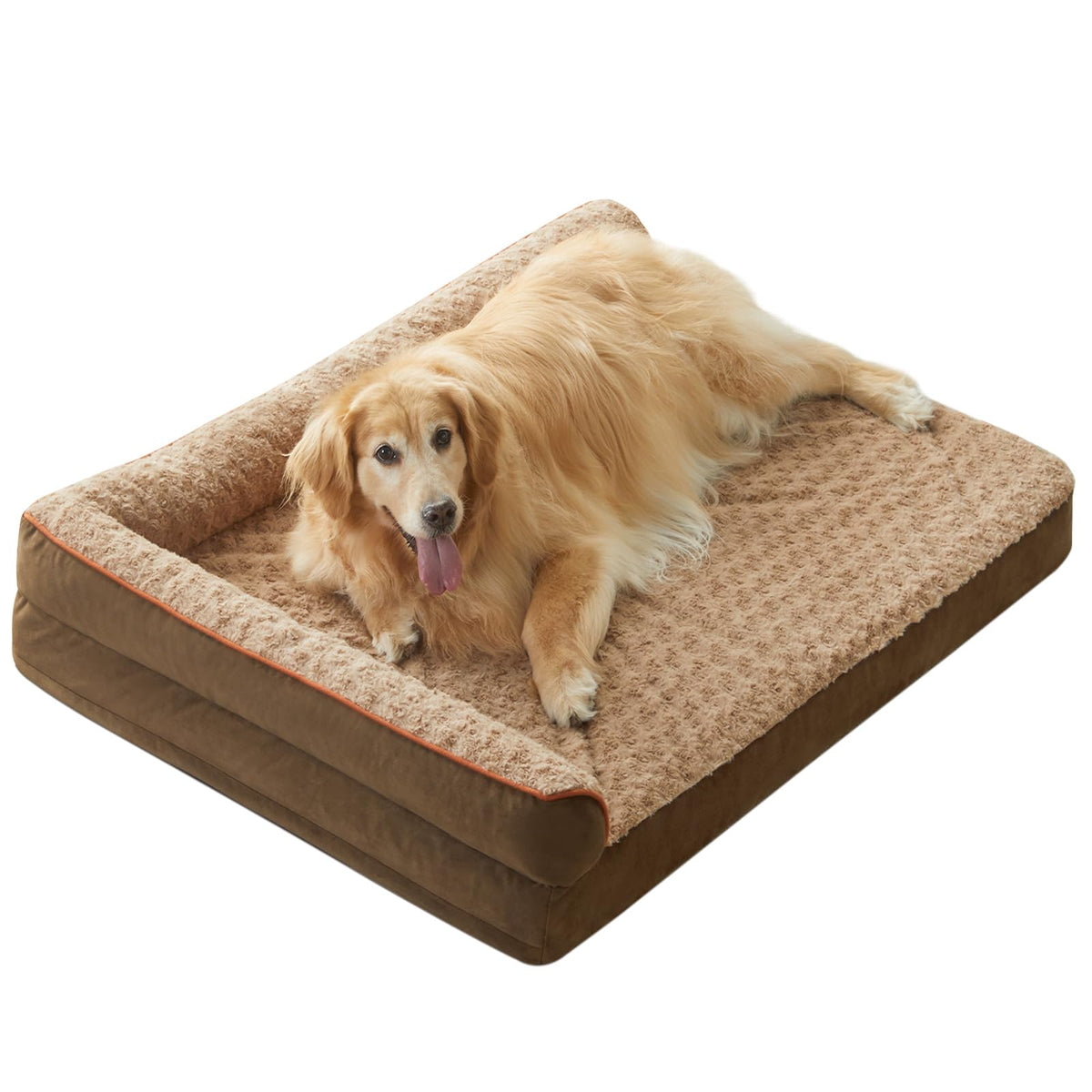 BFPETHOME Orthopedic Washable Dog Bed, Sleeping Couch for Large Senior Dogs