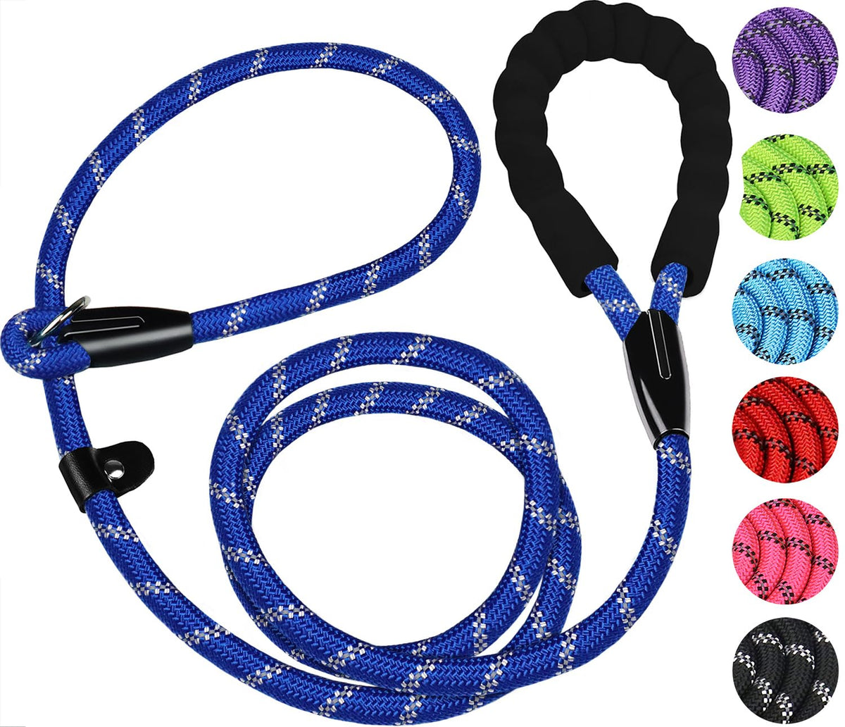 Dog Leash, 6 FT Heavy Duty Dog Leashes with Comfortable Padded Handle,Black