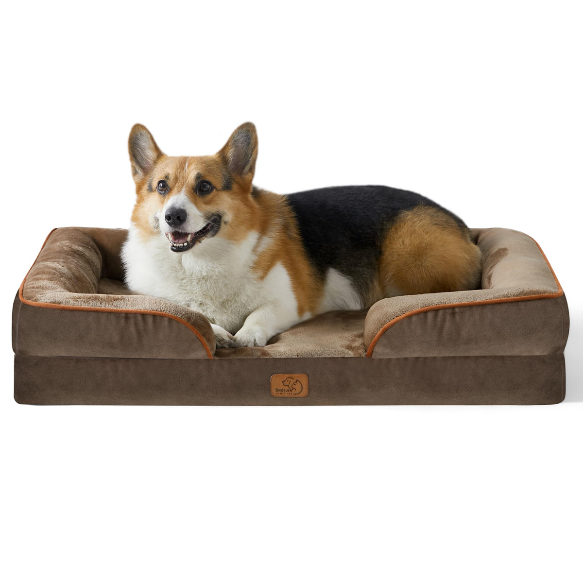 Bedsure Orthopedic Dog Bed Medium Washable Original Design, 28" Grey