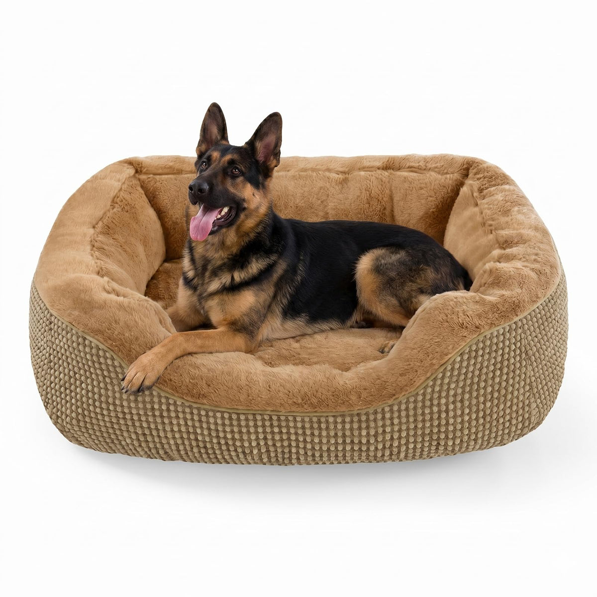 INVENHO Small Dog Bed for Small Dogs, Cat Beds for Indoor Cats Washable, Orthopedic Dog Bed, Warming Soft Calming Sleeping Puppy Bed Durable Pet Bed with Anti-Slip Bottom S(20"x19"x6")