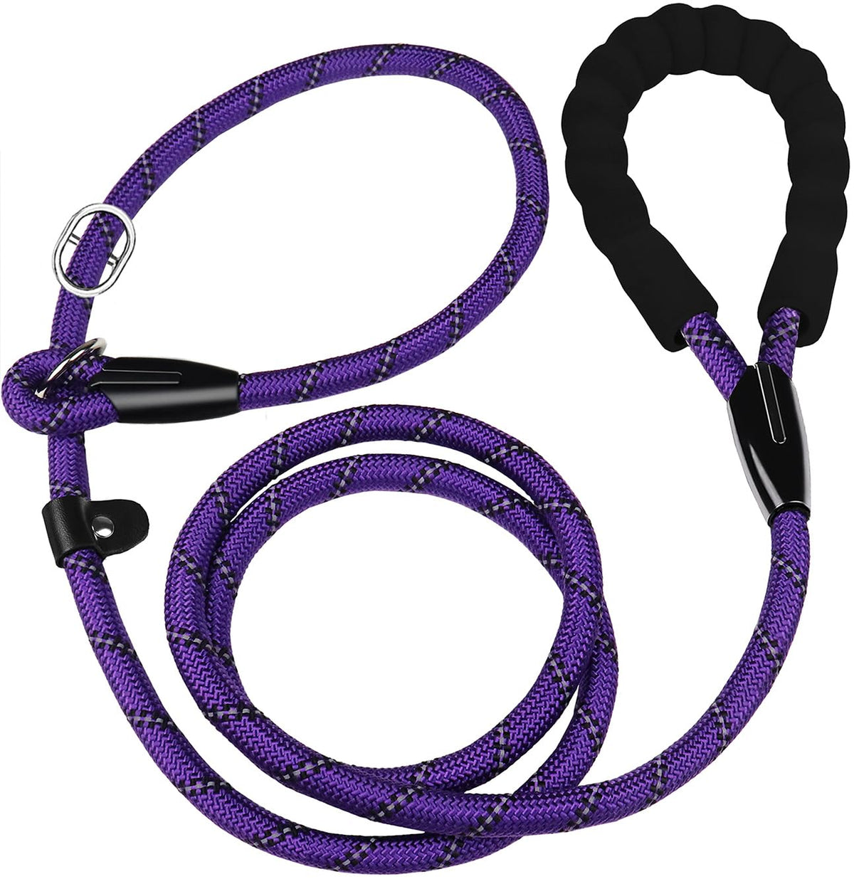 Dog Leash, 6 FT Heavy Duty Dog Leashes with Comfortable Padded Handle,Black