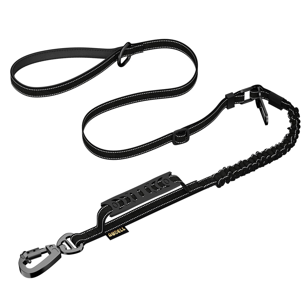AUBELL Tactical Dog Leash Heavy Duty,4-6ft No Pull Bungee Leash,Pink