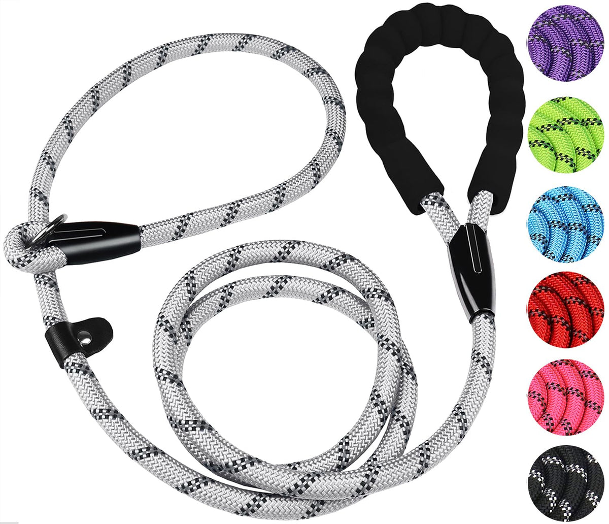Dog Leash, 6 FT Heavy Duty Dog Leashes with Comfortable Padded Handle,Black
