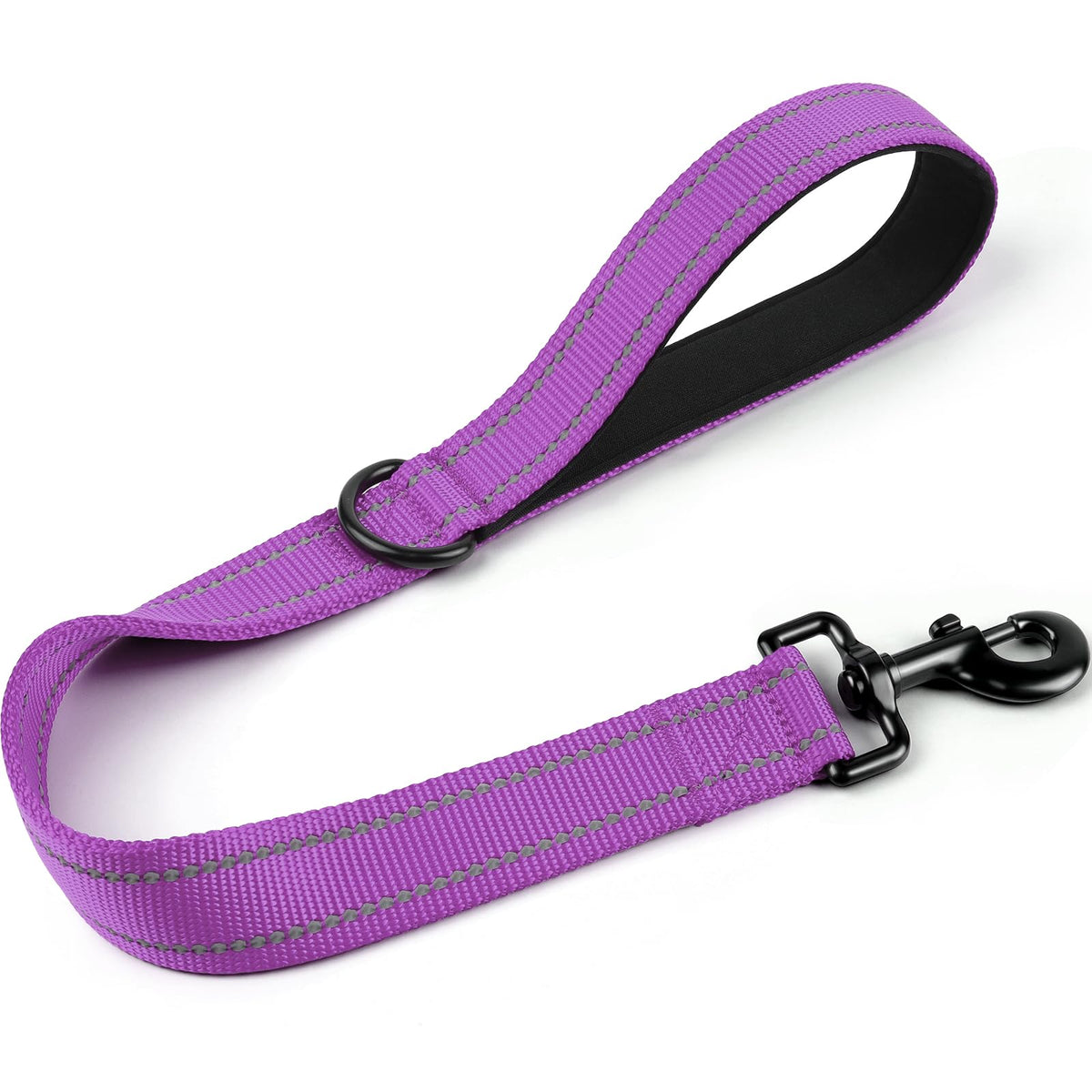 Joytale Short Dog Leash for Close Control & Training, 18", Black