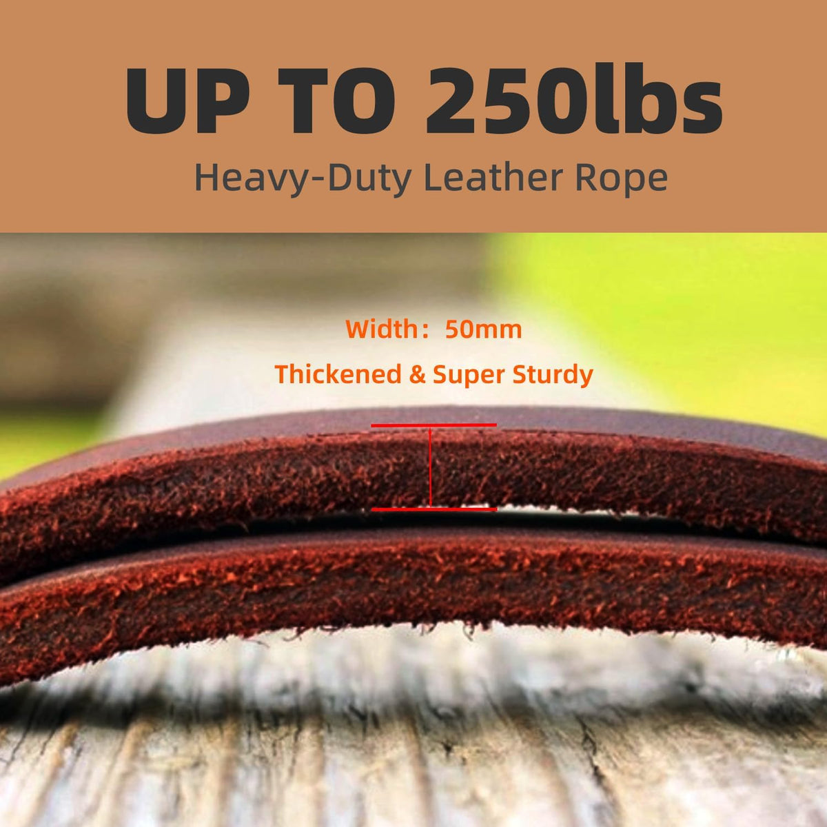 6ft Heavy Duty Leather Dog Leash,Pet Training Leash for Large, Medium Dogs