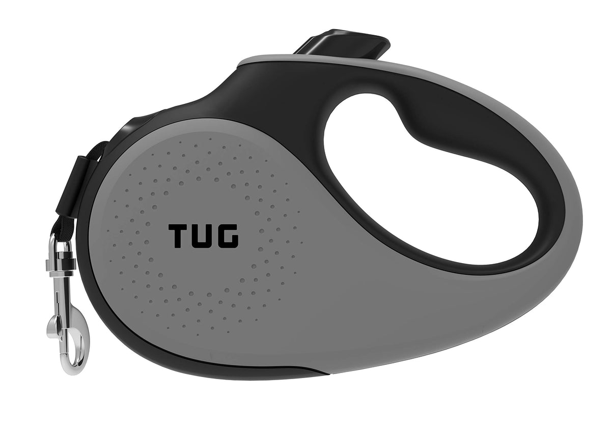 TUG Original Retractable Dog Leash, 16 ft (Medium, White)