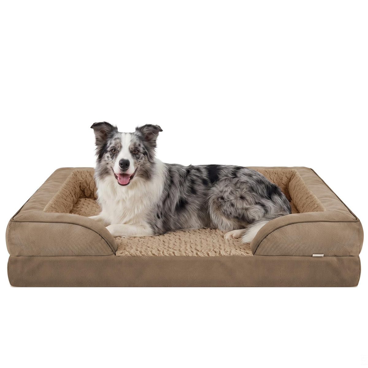 INVENHO Orthopedic Dog Beds Large Sized, XL Washable Dog Sofa with Egg-Crate Foam, Waterproof Lining and Non-Skid Bottom