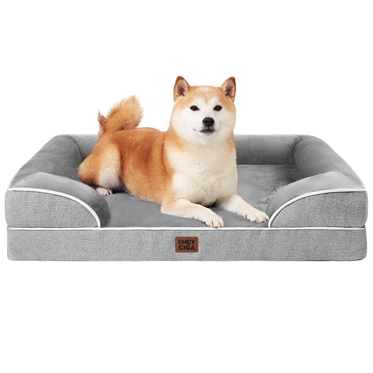 EHEYCIGA Orthopedic Extra Large Dog Bed, Waterproof Washable XL Pet Bed 44"