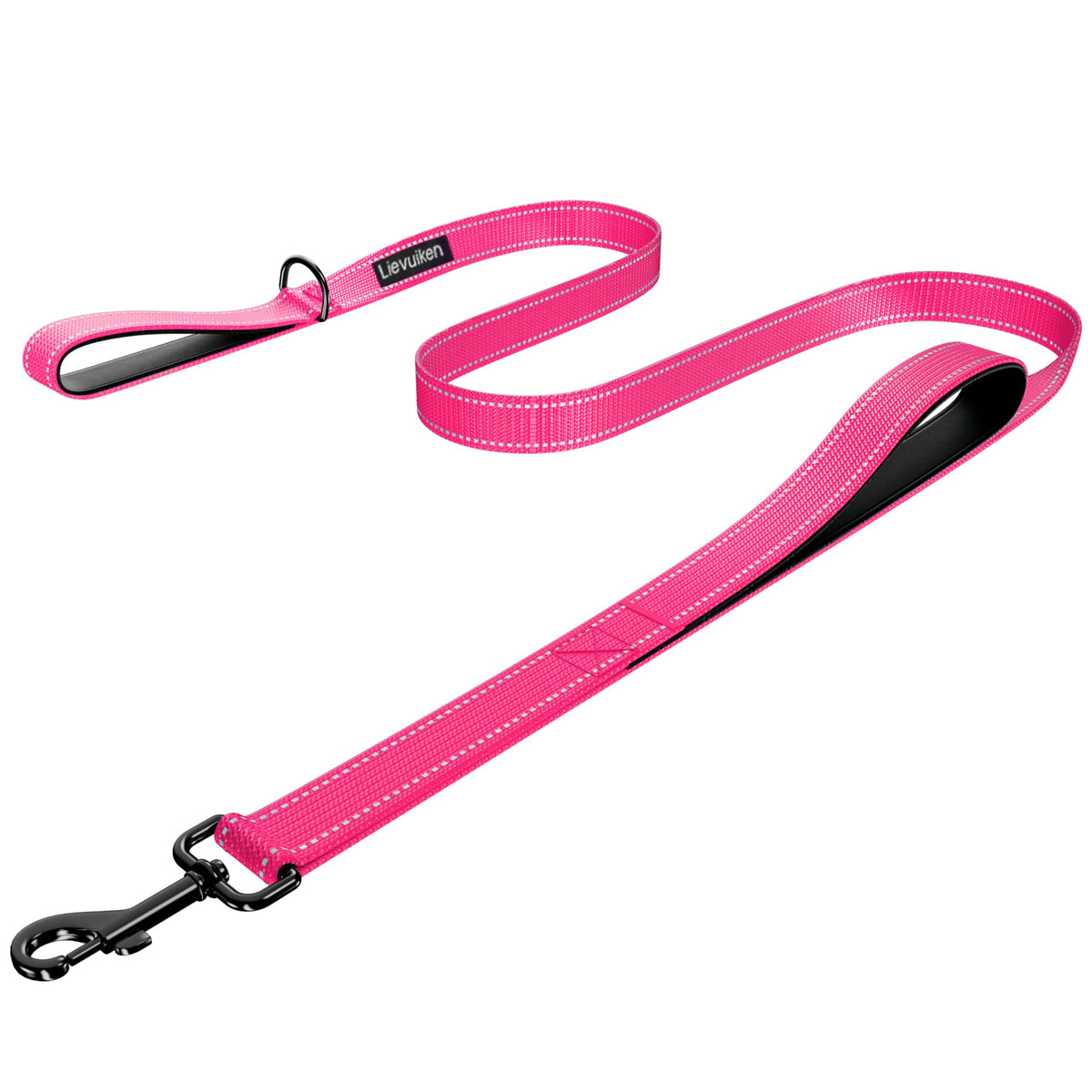 Dog Leash 4ft Long,Double Handle Dog Leash for Control Training