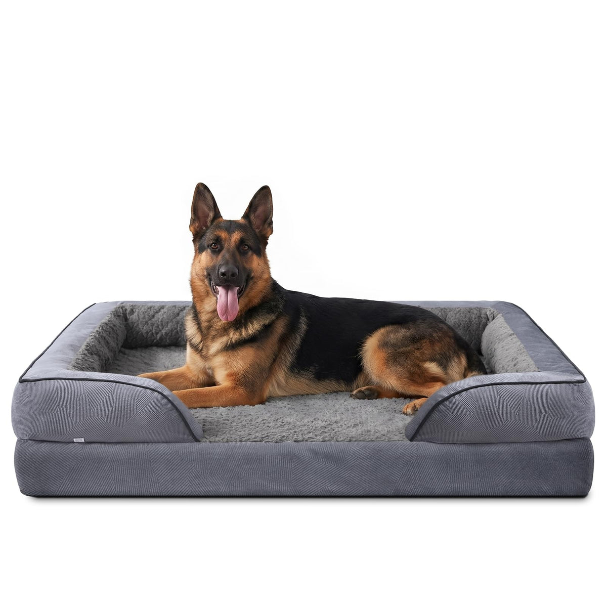 INVENHO Orthopedic Dog Beds Large Sized, XL Washable Dog Sofa with Egg-Crate Foam, Waterproof Lining and Non-Skid Bottom