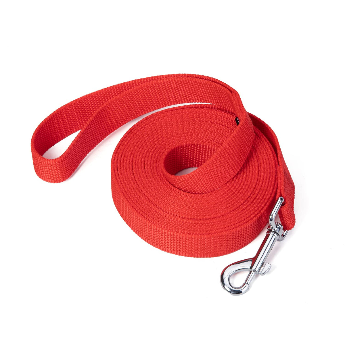 Strong Durable Nylon Dog Training Leash, 1 Inch Wide Traction Rope, 6 ft Long, for Small and Medium Dog (Pink, 6 Feet)