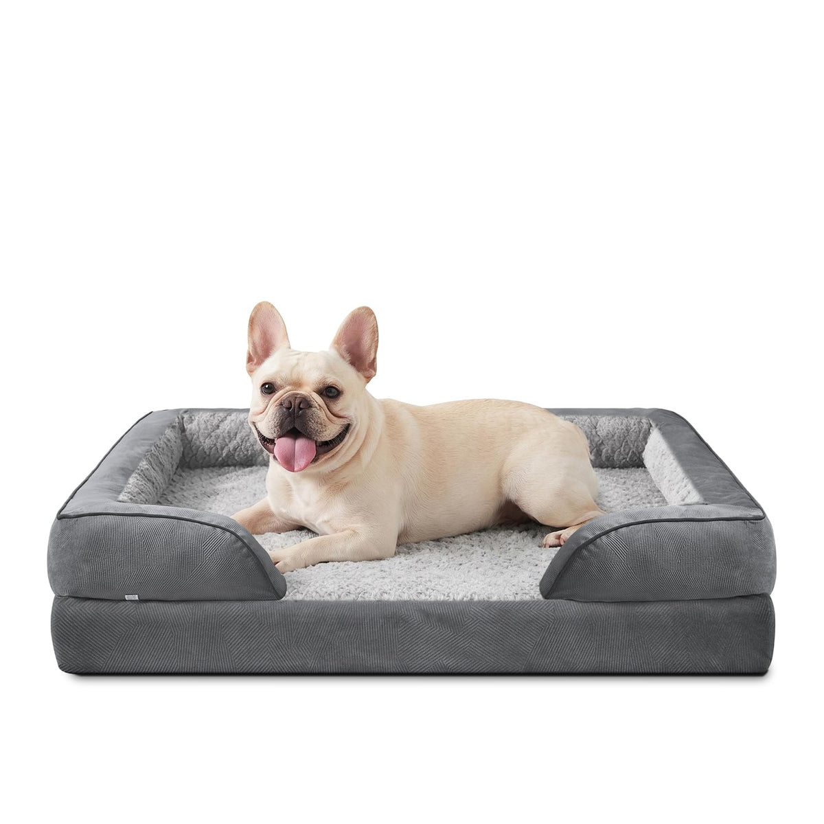 INVENHO Orthopedic Dog Beds Large Sized, XL Washable Dog Sofa with Egg-Crate Foam, Waterproof Lining and Non-Skid Bottom
