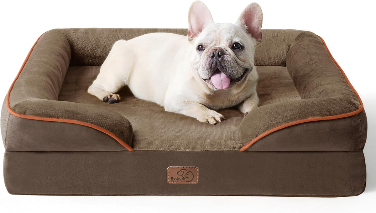 Bedsure Orthopedic Dog Beds for Medium Dogs Washable Original Design