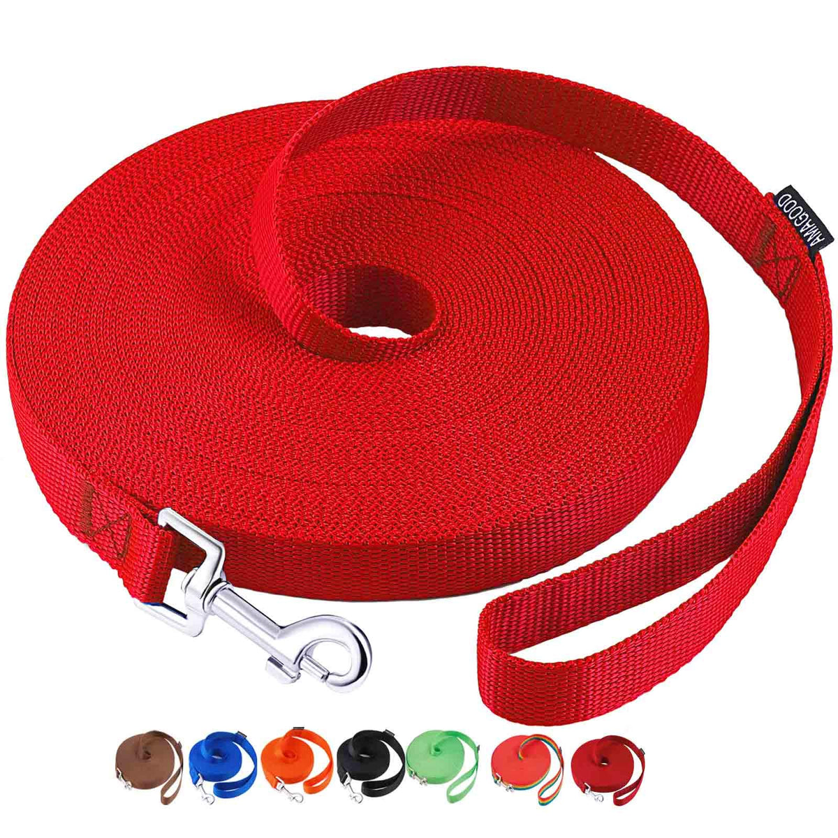 Long Dog Leashes for Training 15/20/30/50/100FT Lead for Medium Small Dogs