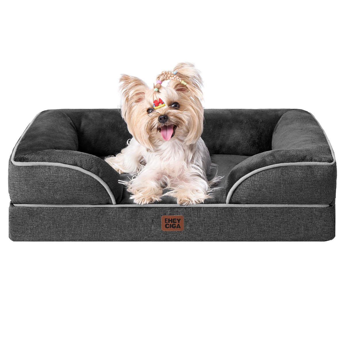 EHEYCIGA Orthopedic Extra Large Dog Bed, Waterproof Washable XL Pet Bed 44"