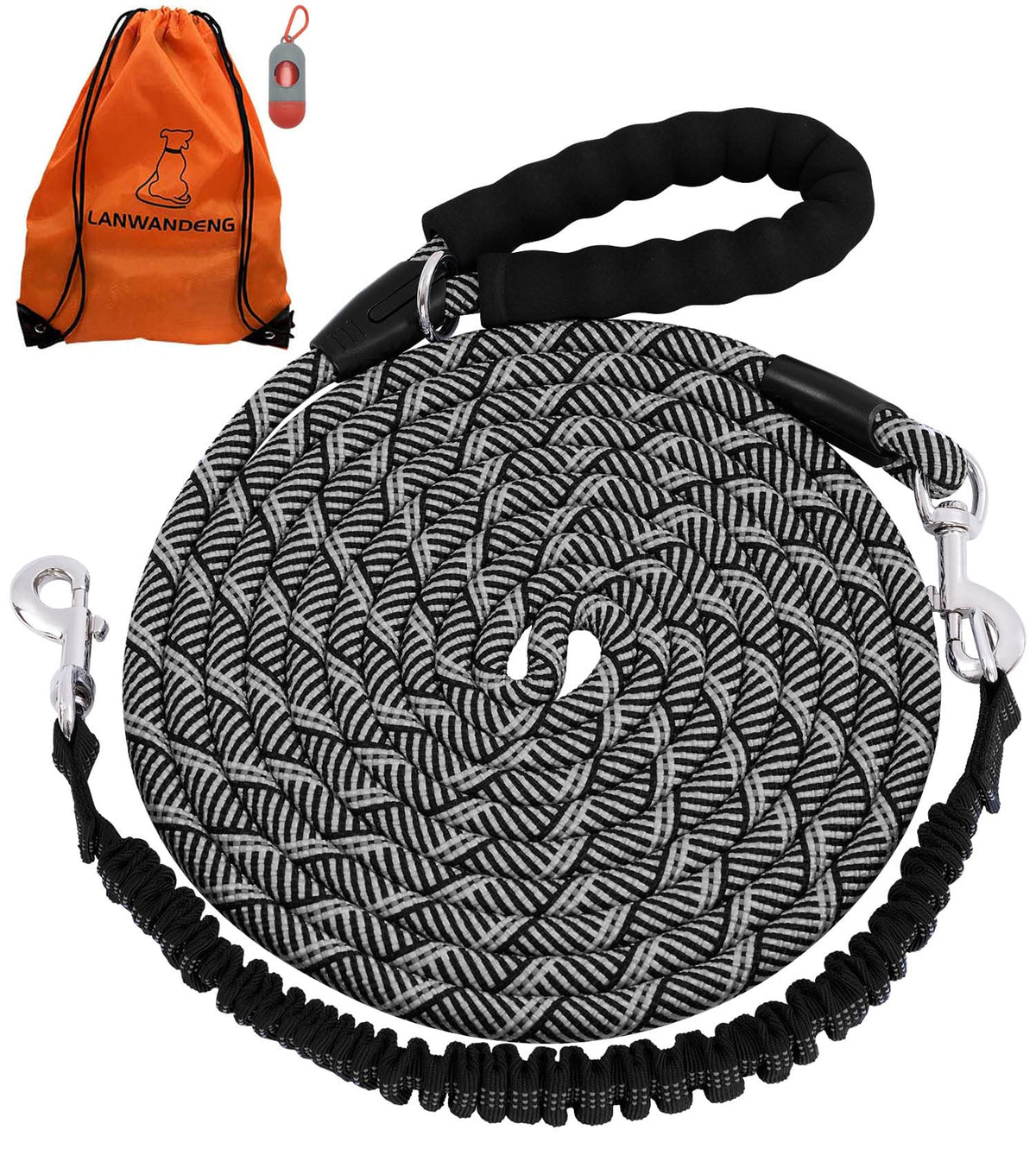 Long Dog Leash for Training 10FT/16FT/20FT/30FT/50FT/100FT, Reflective Tie Out, Heavy Duty Dog Lead for Large, Medium & Small Dogs - Outside Walking, Playing, Camping, Yard