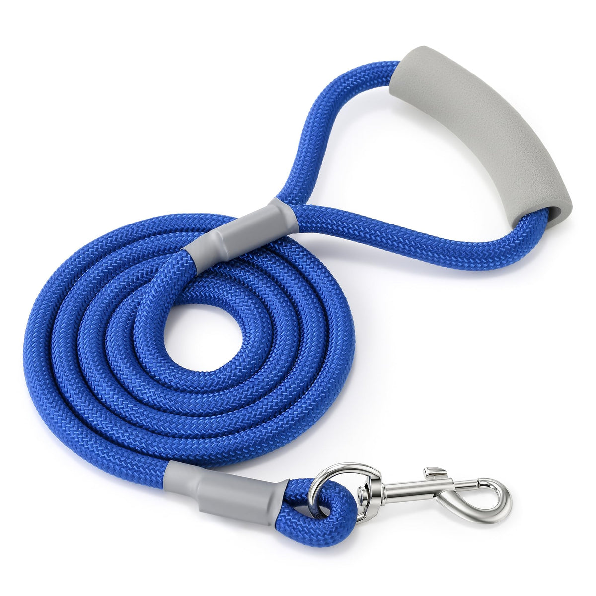 Mile High Life Dog Leash, 6FT x 1/2IN Blue, with Padded Handle