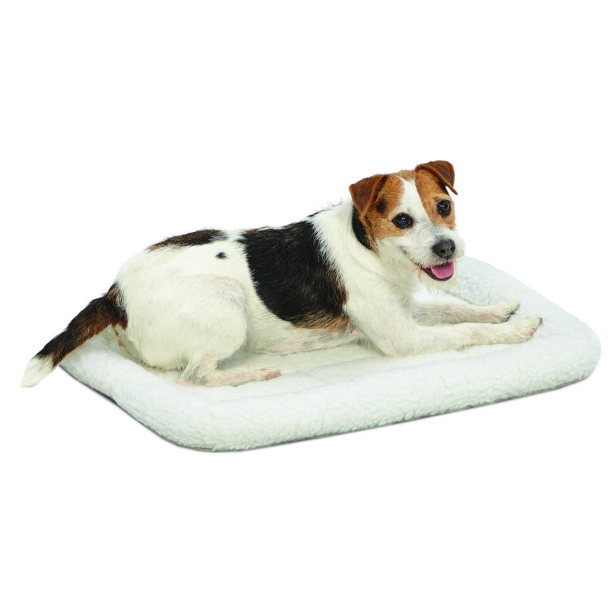 QuietTime by MidWest 24" Dog Crate Bolster Bed, Gray, Small Breeds
