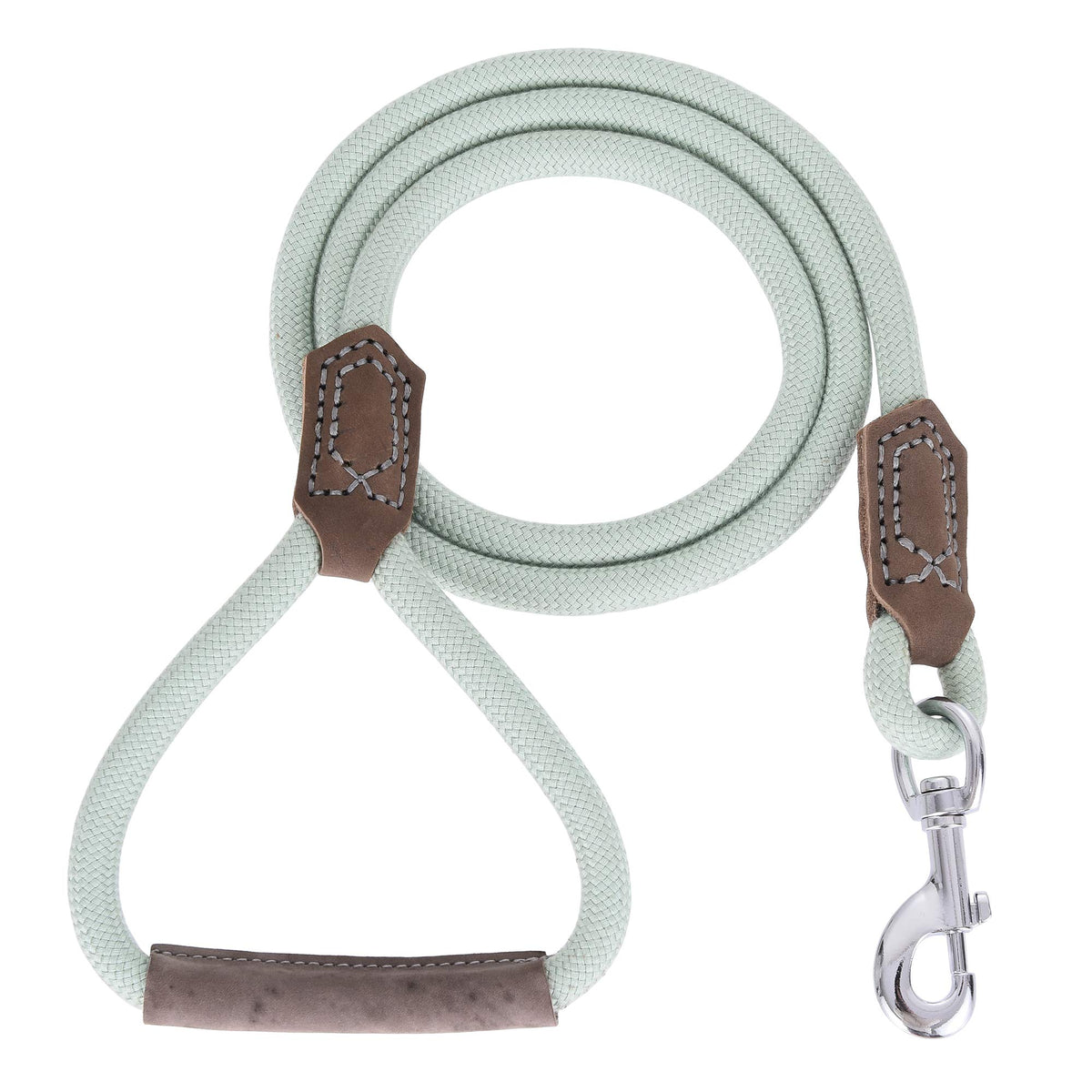 Mile High Life Dog Leash with Genuine Leather-Wrapped Ends, 4/5/6FT