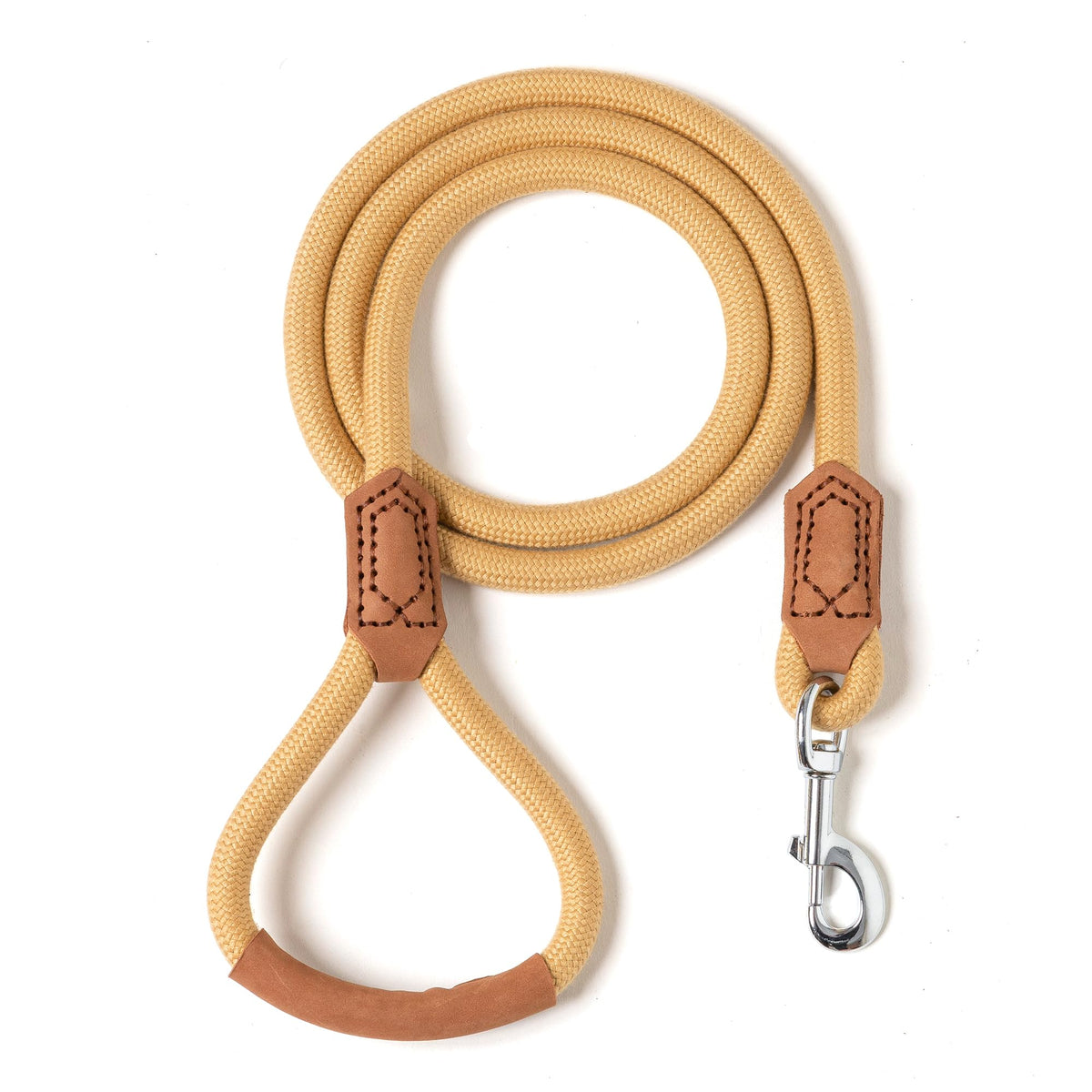 Mile High Life Dog Leash with Genuine Leather-Wrapped Ends, 4/5/6FT