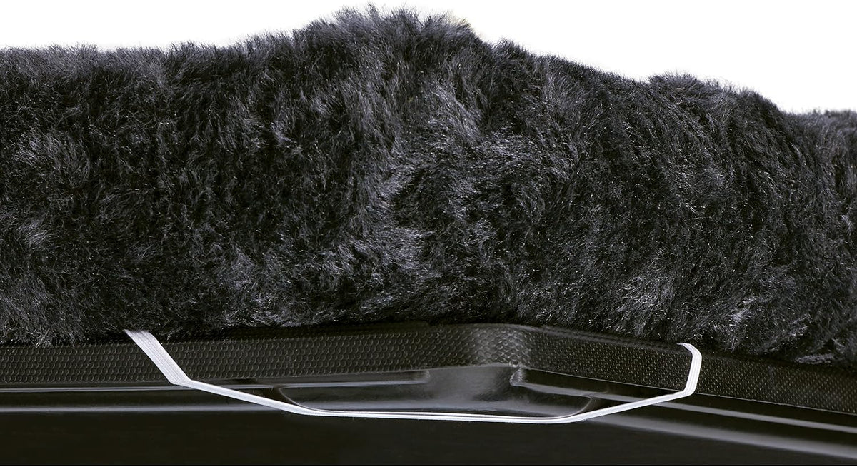 QuietTime by MidWest 24" Dog Crate Bolster Bed, Gray, Small Breeds