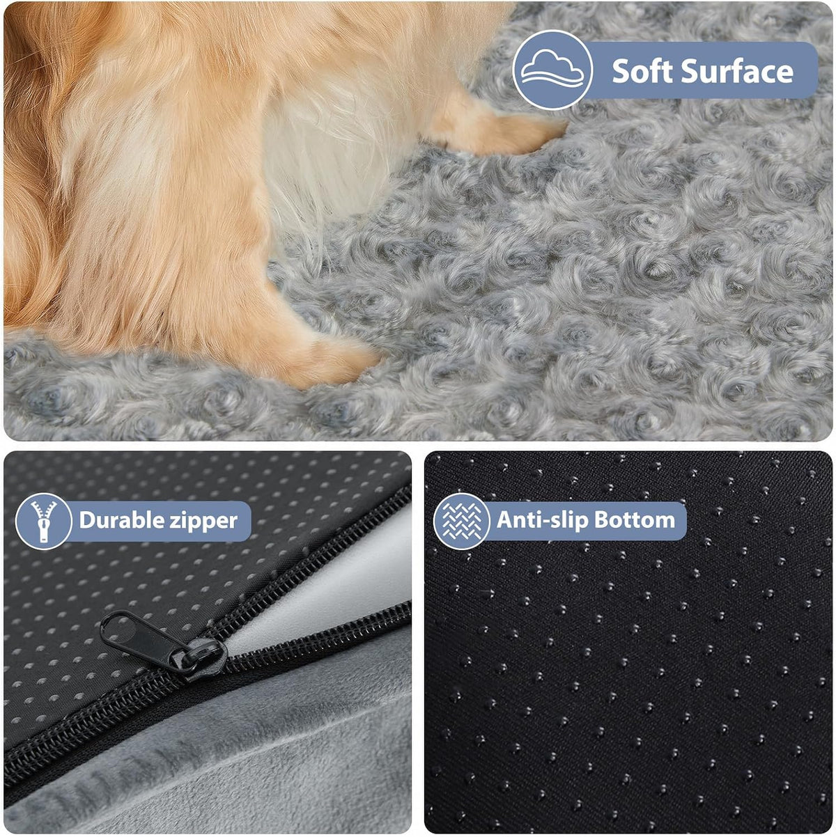 BFPETHOME Orthopedic Washable Dog Bed, Sleeping Couch for Large Senior Dogs