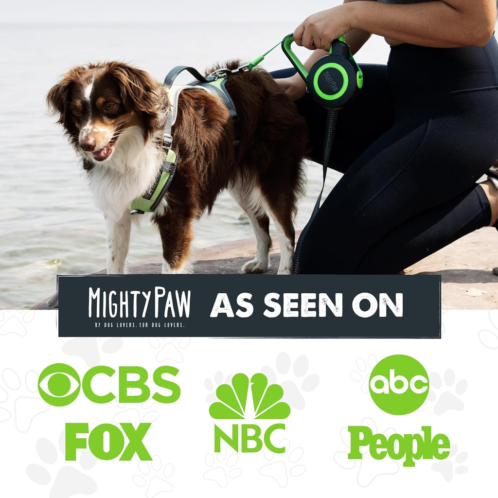 Mighty Paw Retractable Dog Leash 2.0, 16 Ft, for Medium Dogs, Heavy Duty