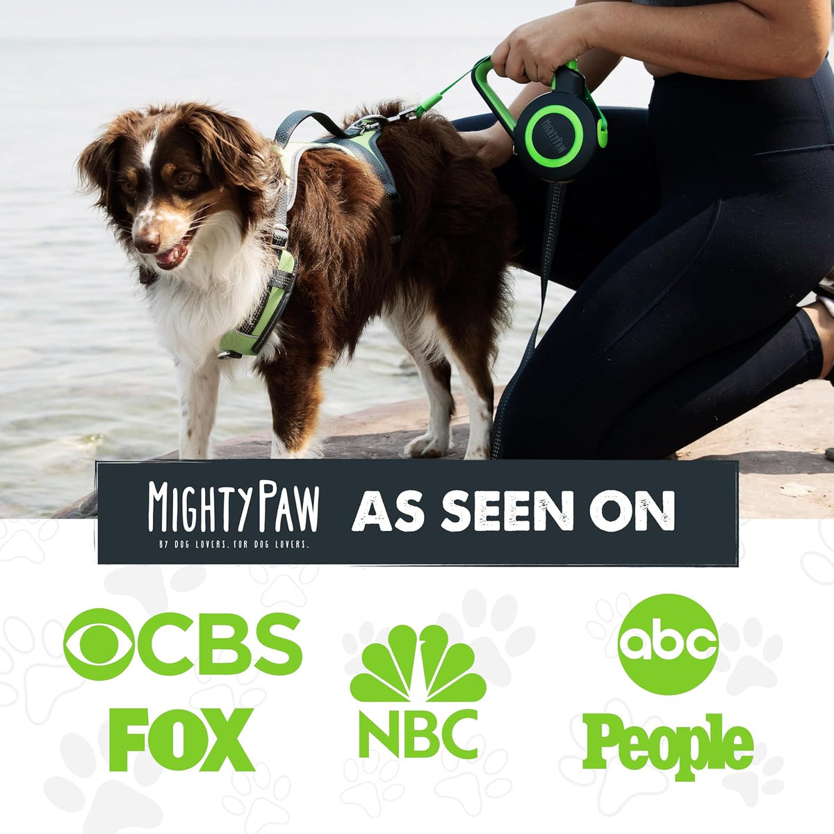 Mighty Paw Retractable Dog Leash 2.0, 16 Ft, for Medium Dogs, Heavy Duty