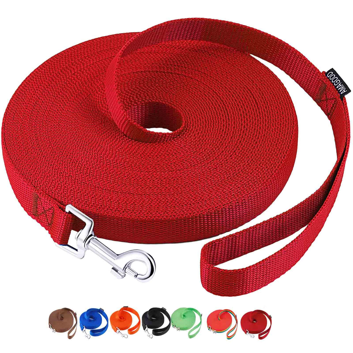 Long Dog Leashes for Training 15/20/30/50/100FT Lead for Medium Small Dogs