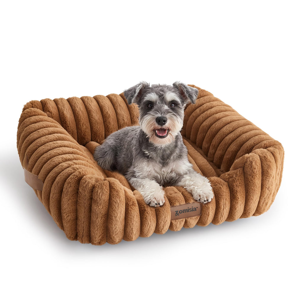 ZOMISIA Orthopedic Large Cat Bed with Removable Washable Cover, 25x21''