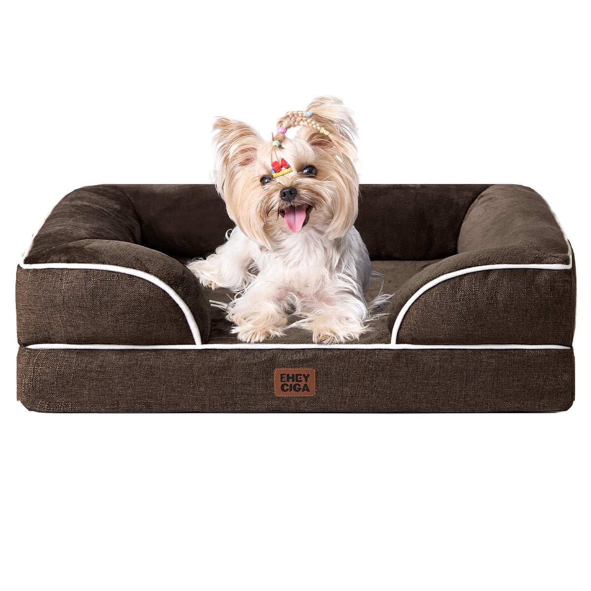 EHEYCIGA Orthopedic Extra Large Dog Bed, Waterproof Washable XL Pet Bed 44"
