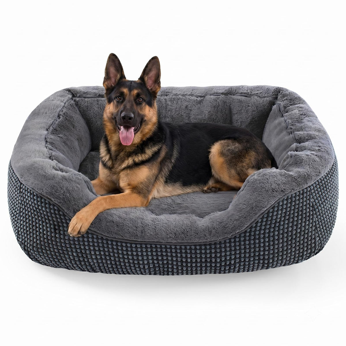 INVENHO Small Dog Bed for Small Dogs, Cat Beds for Indoor Cats Washable, Orthopedic Dog Bed, Warming Soft Calming Sleeping Puppy Bed Durable Pet Bed with Anti-Slip Bottom S(20"x19"x6")