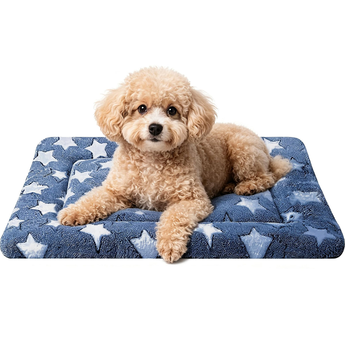 Dog Bed Mat,Reversible & Ultra Soft Kennel Pad-Machine Washable Pet Bed for Dogs & Cats-All-Weather Crate Liner for Crates,Carriers & Travel (Pink, 35" L x 23" W x 1.5" Th)