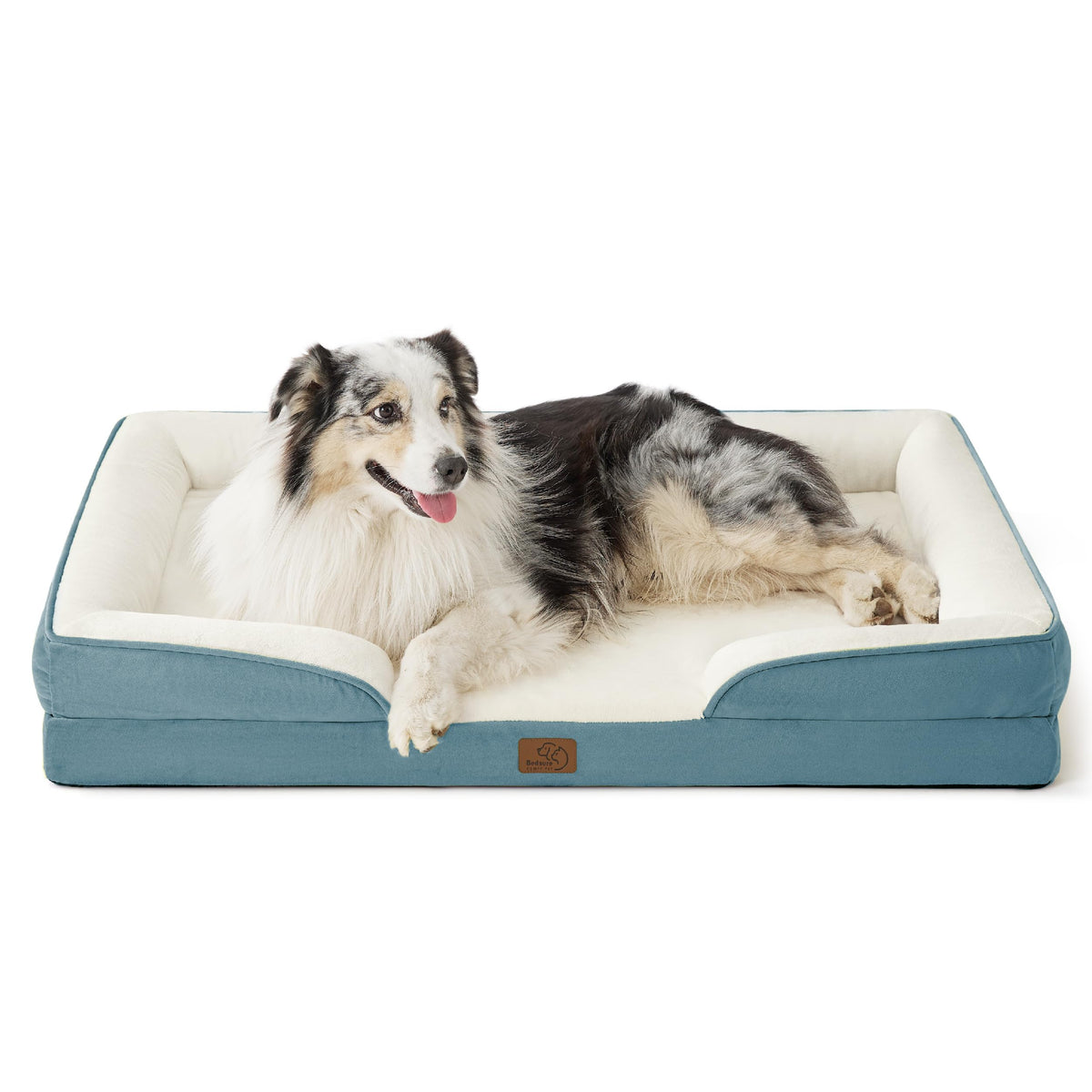 Bedsure Orthopedic Dog Bed Medium Washable Original Design, 28" Grey