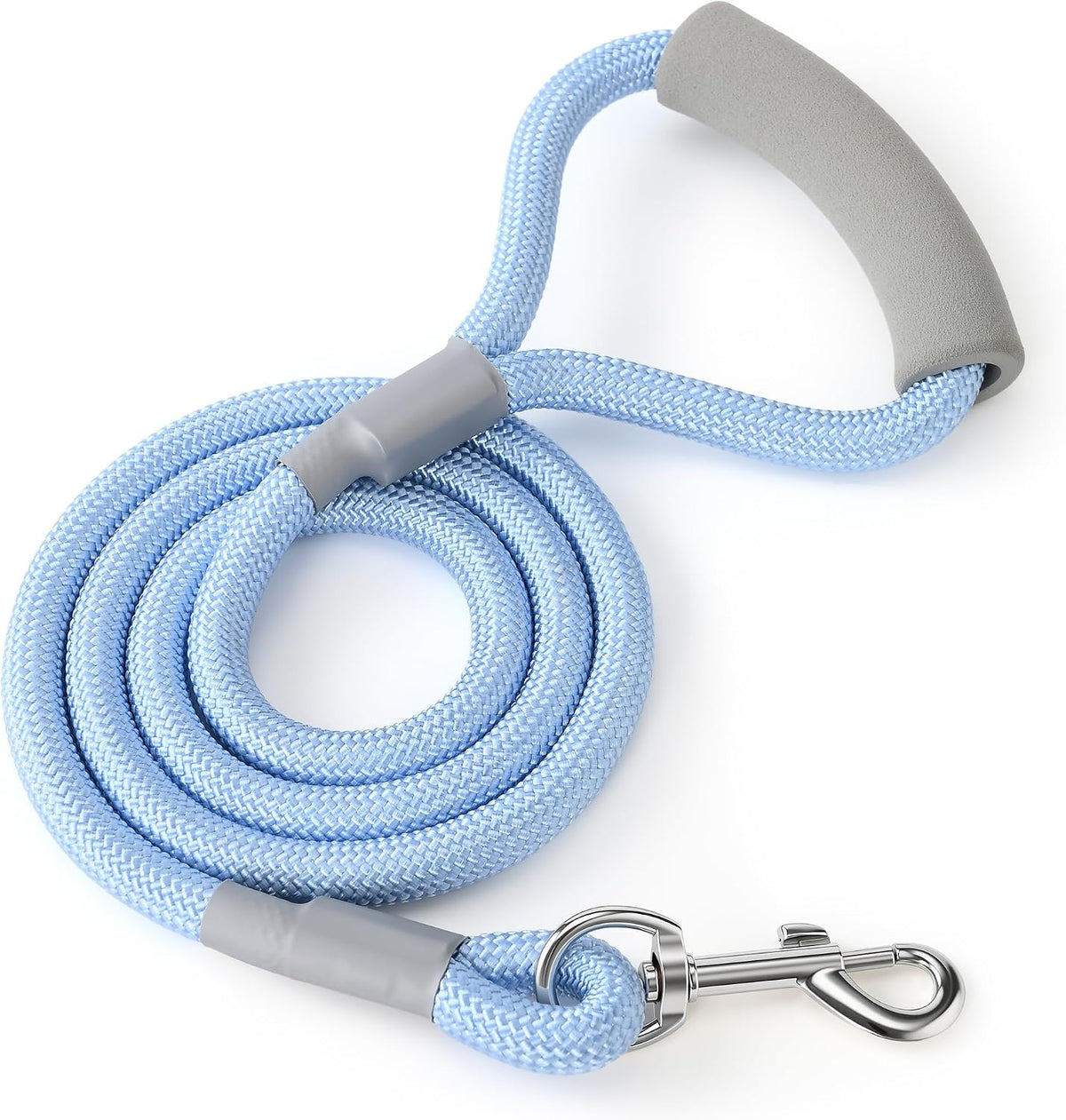 Mile High Life Dog Leash, 6FT x 1/2IN Blue, with Padded Handle