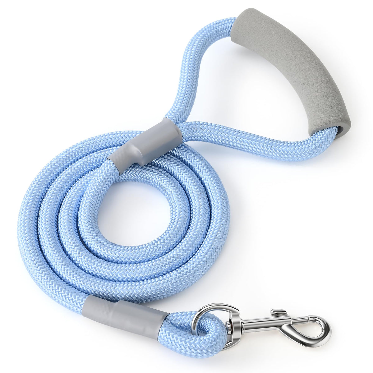Mile High Life Dog Leash, 6FT x 1/2IN Blue, with Padded Handle
