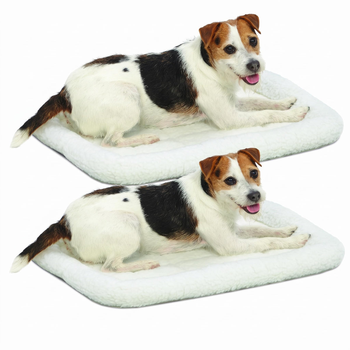 QuietTime by MidWest 24" Dog Crate Bolster Bed, Gray, Small Breeds
