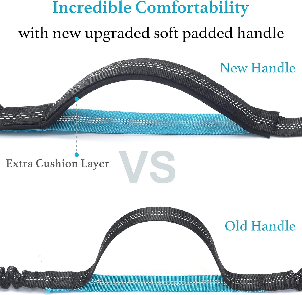 iYoShop Retractable Hands Free Dog Leash, Medium/Large, 25-150 lbs, Black