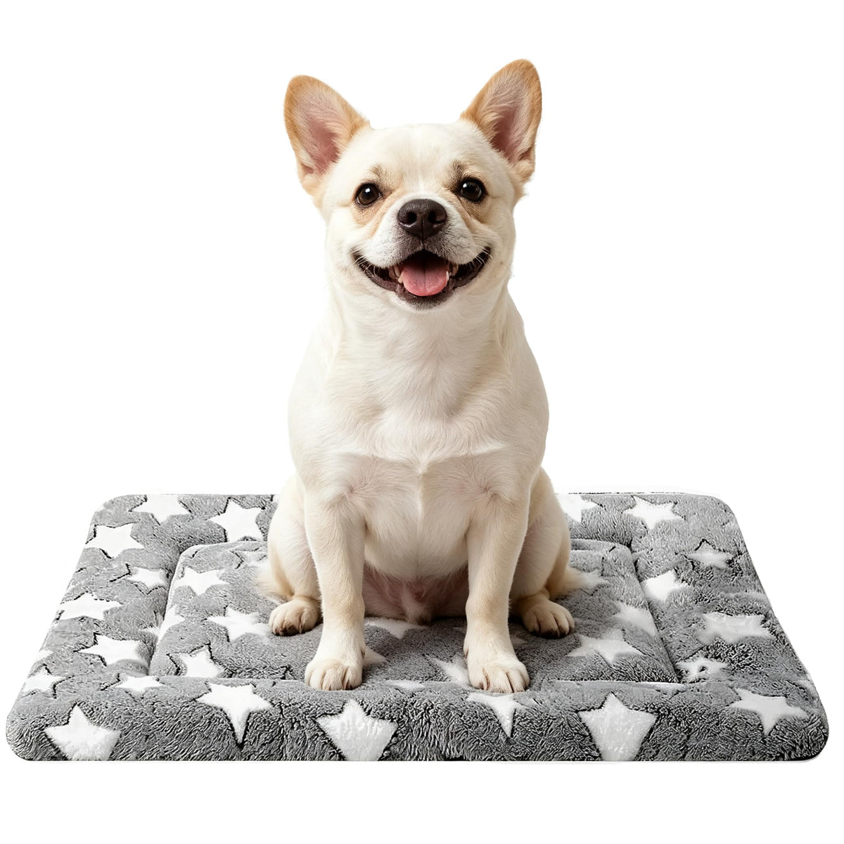 Dog Bed Mat,Reversible & Ultra Soft Kennel Pad-Machine Washable Pet Bed for Dogs & Cats-All-Weather Crate Liner for Crates,Carriers & Travel (Pink, 35" L x 23" W x 1.5" Th)
