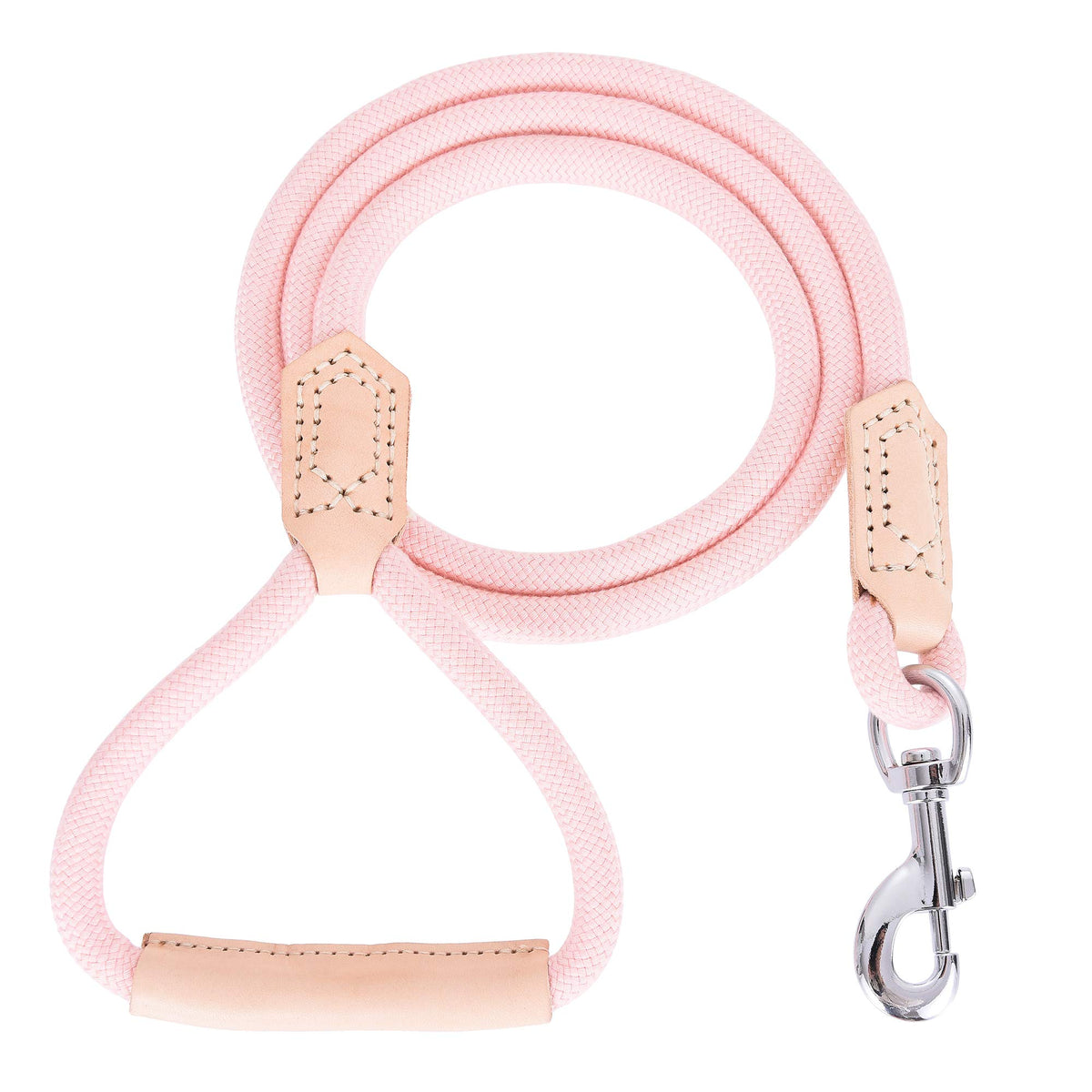 Mile High Life Dog Leash with Genuine Leather-Wrapped Ends, 4/5/6FT