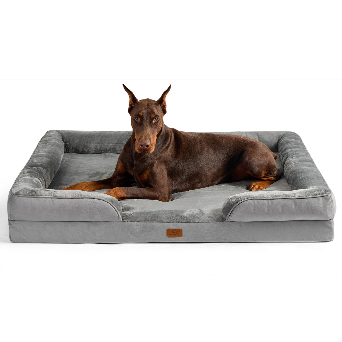 Bedsure Orthopedic Dog Bed Medium Washable Original Design, 28" Grey