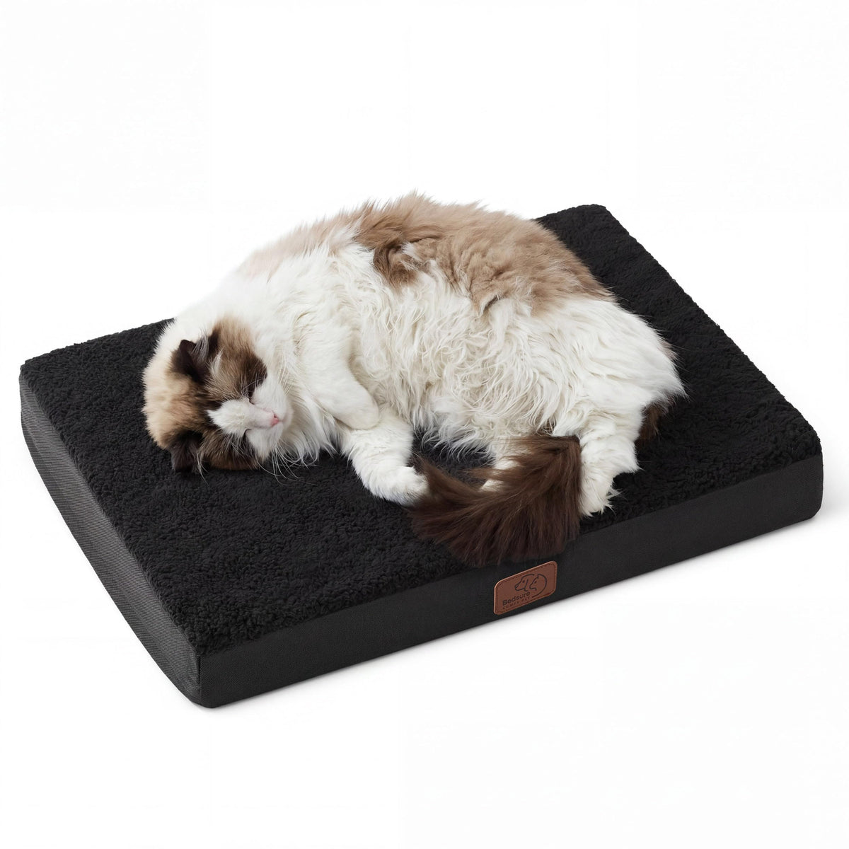 Bedsure Washable Dog Beds Large Sized Dog with Comfy Sherpa, 36x27in Grey