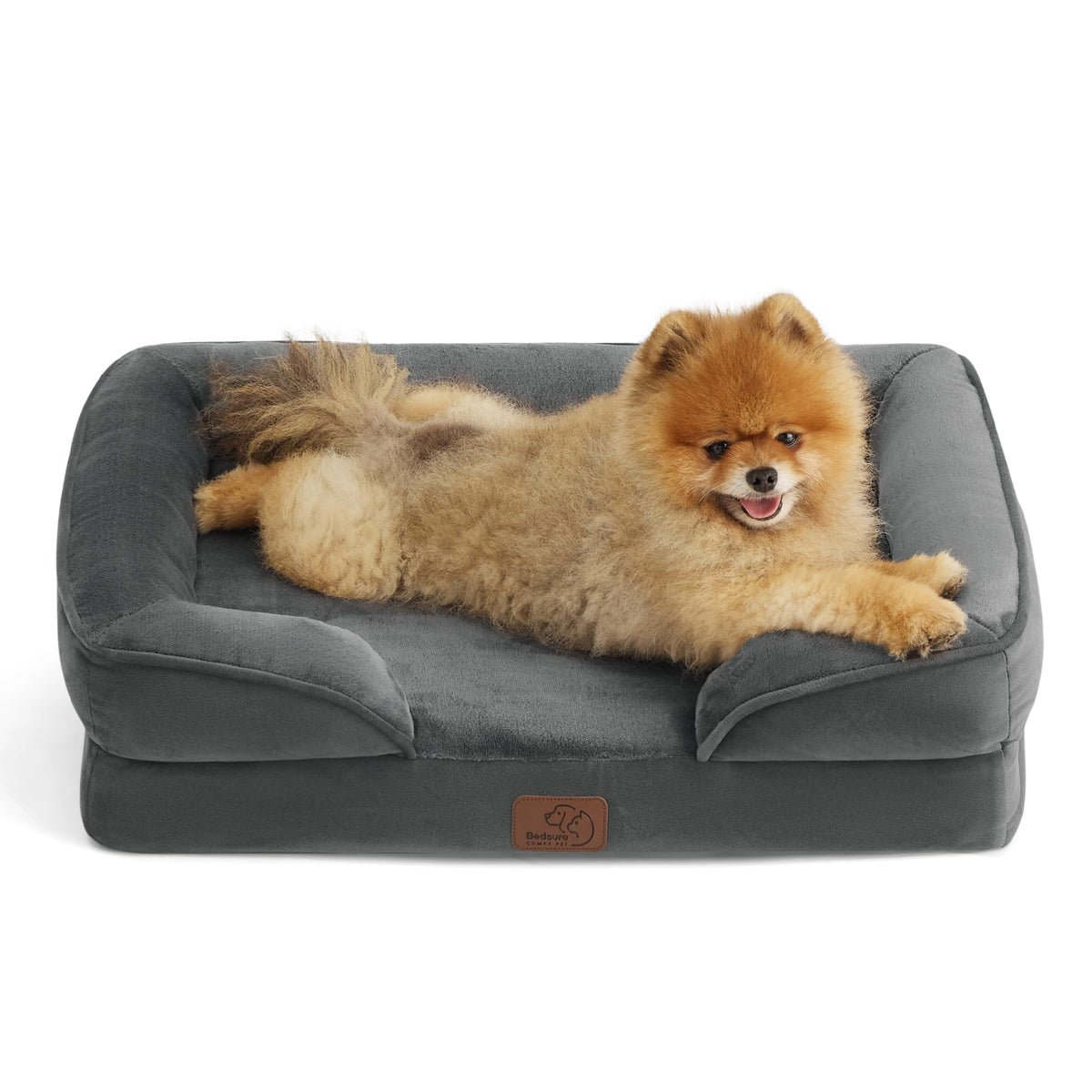 Bedsure Orthopedic Dog Bed Medium Washable Original Design, 28" Grey