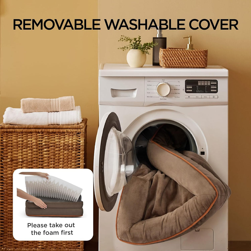 Bedsure Orthopedic Dog Beds for Medium Dogs Washable Original Design