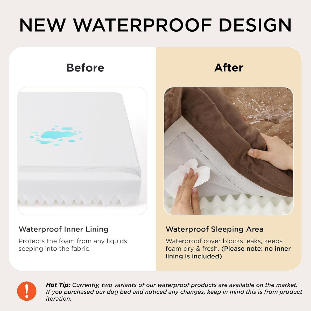 Bedsure Orthopedic Dog Beds for Medium Dogs Washable Original Design