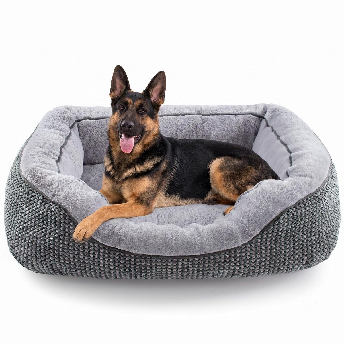 INVENHO Small Dog Bed for Small Dogs, Cat Beds for Indoor Cats Washable, Orthopedic Dog Bed, Warming Soft Calming Sleeping Puppy Bed Durable Pet Bed with Anti-Slip Bottom S(20"x19"x6")