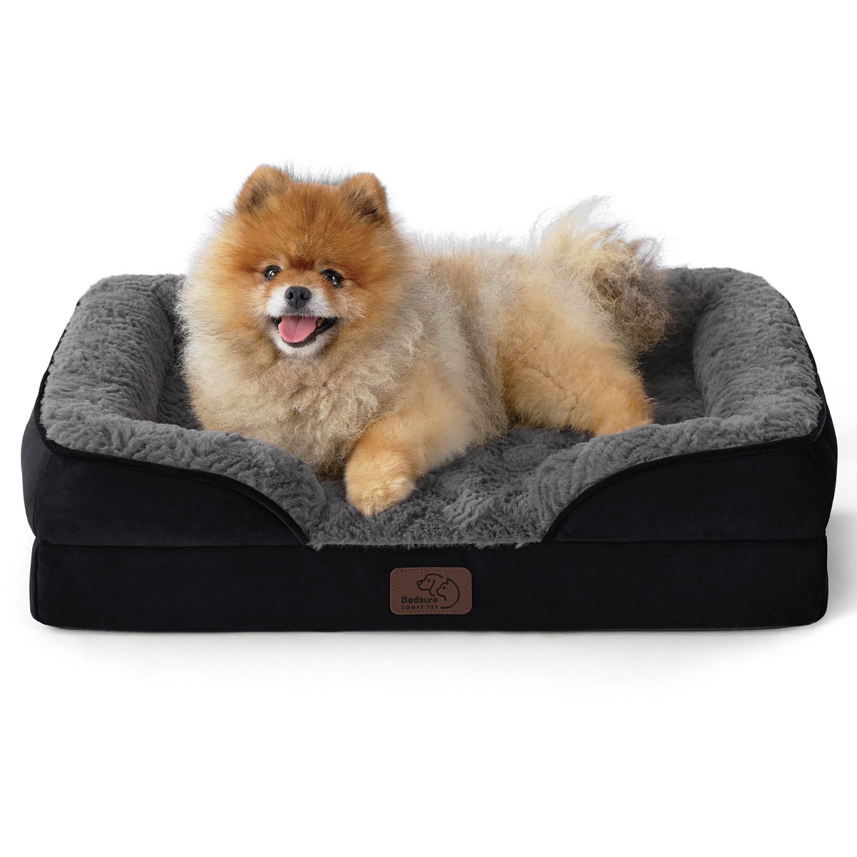 Bedsure Orthopedic Dog Bed Medium Washable Original Design, 28" Grey