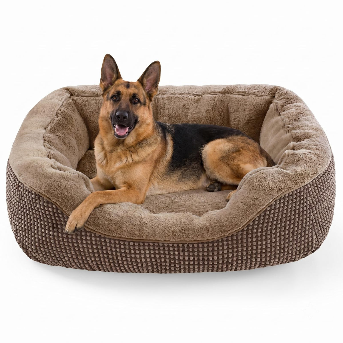 INVENHO Small Dog Bed for Small Dogs, Cat Beds for Indoor Cats Washable, Orthopedic Dog Bed, Warming Soft Calming Sleeping Puppy Bed Durable Pet Bed with Anti-Slip Bottom S(20"x19"x6")